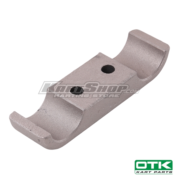 Engine mount bracket 2 screws, 92 x 32mm, Front, Aluminium