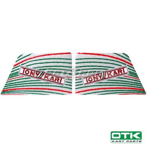 Fuel tank stickers for 3L tank, Tonykart 2025
