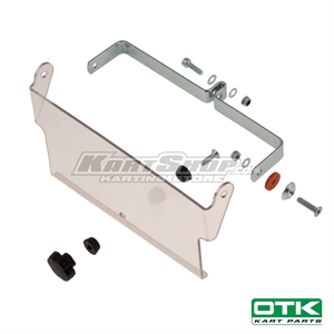 Complete air bulkhead kit for radiator 400 x 200 mm