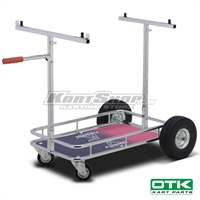 Kart trolley with Kosmic sticker, OTK, Chrome