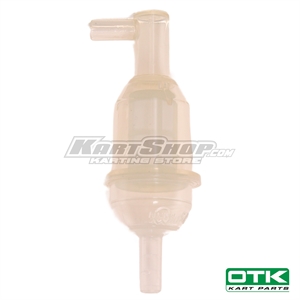 Fuel filter with 90° connection