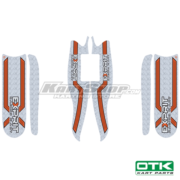 Exprit Front Spoiler + side box stickers, M10, 2022