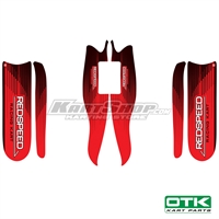 Redspeed Front Spoiler + side box stickers, 2022