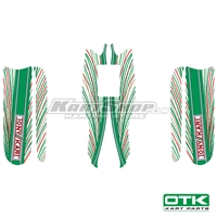Tonykart Front Spoiler + side box stickers, 2022