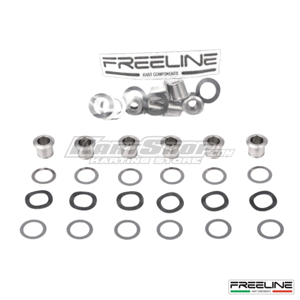 Kit bushing rear brake disk 80 x 180 x 16, Freeline