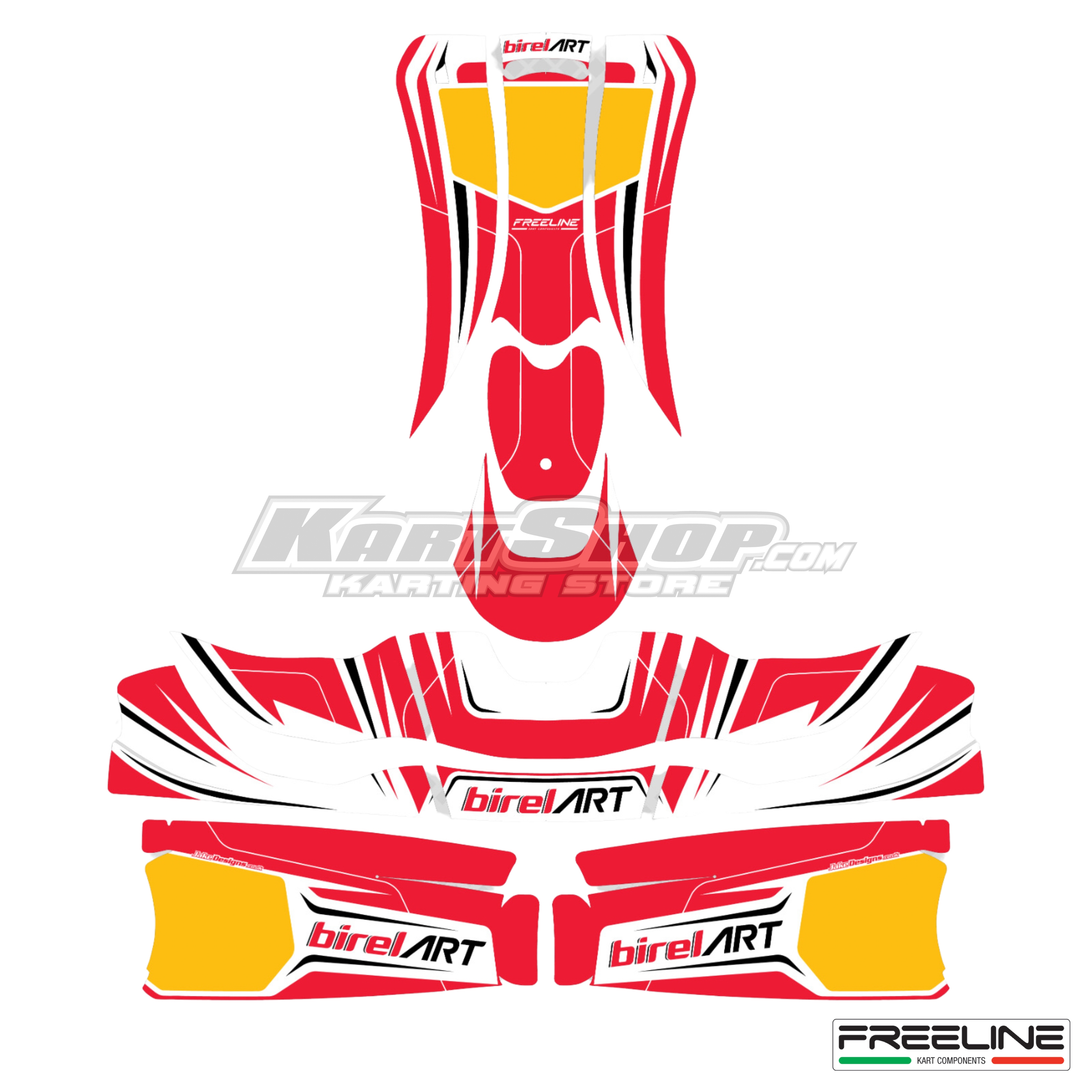 Bodywork stickers, OK - KZ 507 - 508, Birel Art