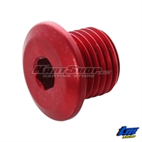 Oil fill plug, Red, TM KZ
