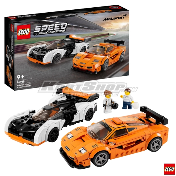 LEGO Speed Champions McLaren Solus GT & McLaren F1 LM 76918