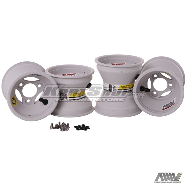 AMV, Magnesium OXiTECH, PCD 58mm, Set of Wheels 115/145