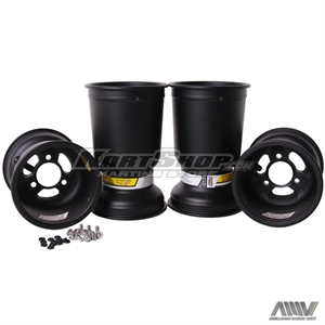 Wheels set, Light Tech VO, 132/212 mm, Black, Puma