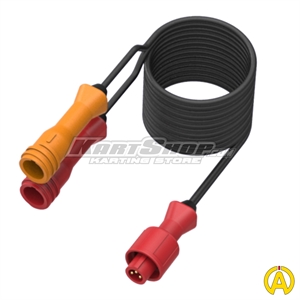 Extension cable for temperature sensor, NTC + K-Type, 135 cm