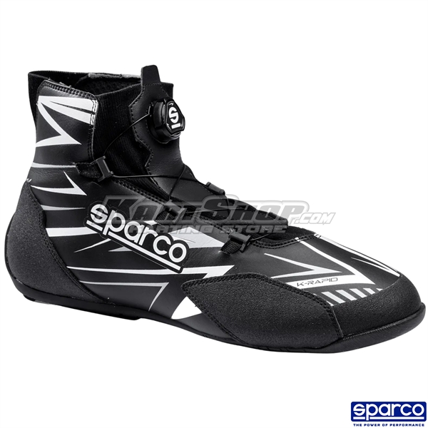 Driver Shoes, K-Rapid, FIA 8877-2022, Black, Size 43