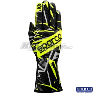 Racing Gloves, K-Rookie Black / Yellow