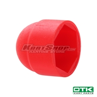 Nut cover red, M6