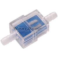 Fuel filter, square, small, Blue