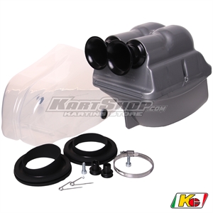 Intake Silencer, CIK, Power Base incl. Rain cover, Ø30