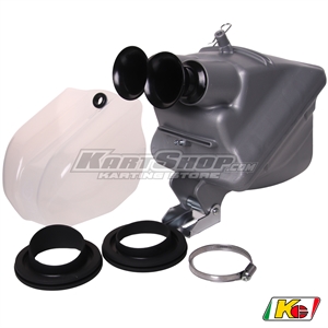 Intake Silencer, CIK, Booster incl. Rain cover, Ø30