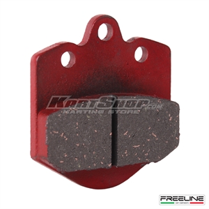 Brake pad, 1 pcs, 56 x 55 mm