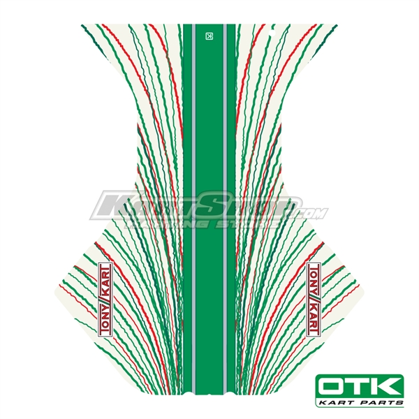 Tonykart TDX Floor-plate complete with sticker