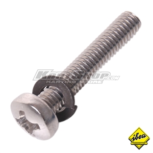 Screw for carburetor body with washer, 20 mm, Ibea
