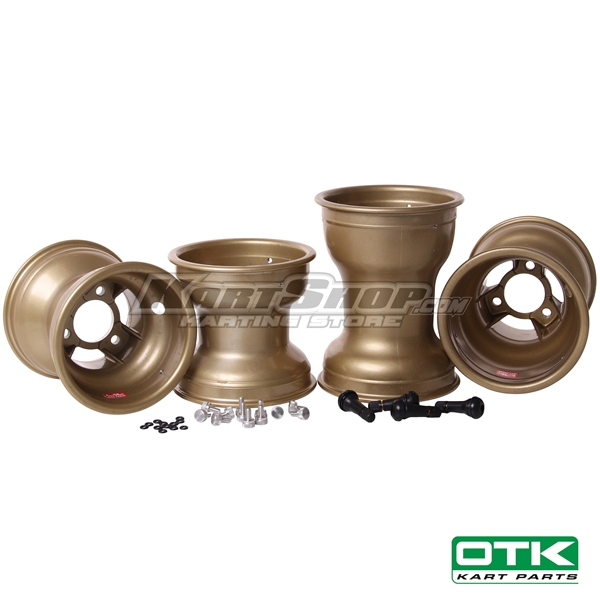 Set of AXP aluminium wheels, 130 - 180 mm