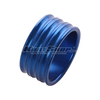 Spacer for 25mm Stub axle, 15 mm, Blue