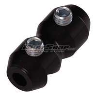 Clamp for accelerator cable, Black