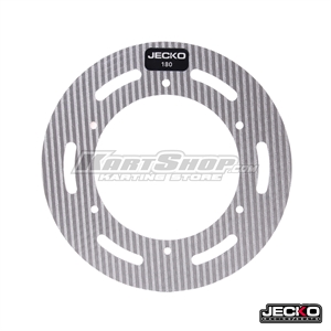 Sprocket Protector, One piece, D180 mm, Mini Kart, Silver