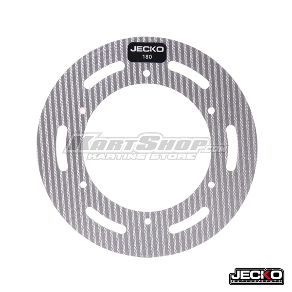 Sprocket Protector, One piece, D180 mm, Mini Kart, Silver