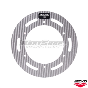 Sprocket Protector, One piece, D180 mm, Mini Kart, Silver