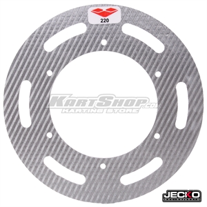 Sprocket Protector, One piece, D220 mm, Silver