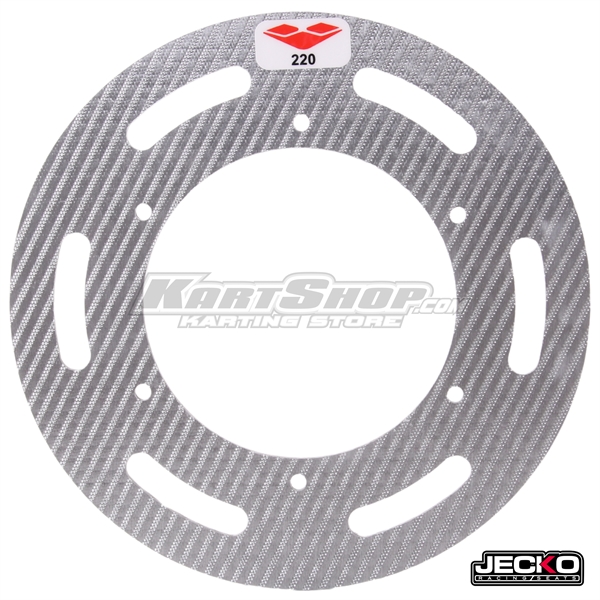 Sprocket Protector, One piece, D220 mm, Silver