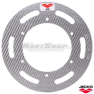Sprocket Protector, One piece, D220 mm, Silver