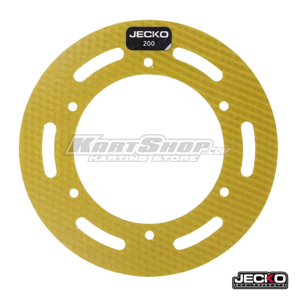 Sprocket Protector, One piece, D200 mm, Yellow