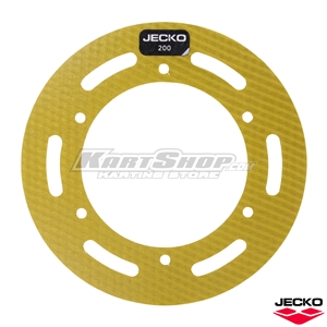 Sprocket Protector, One piece, D200 mm, Yellow