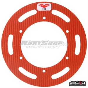 Sprocket Protector, One piece, D220 mm, Orange