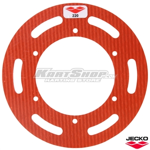 Sprocket Protector, One piece, D220 mm, Orange