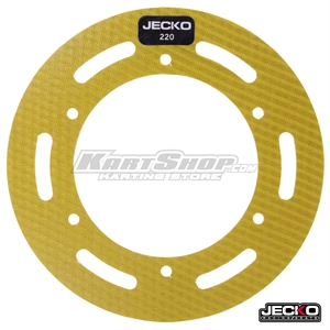 Sprocket Protector, One piece, D220 mm, Yellow
