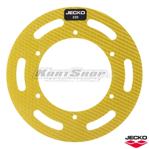 Sprocket Protector, One piece, D220 mm, Yellow