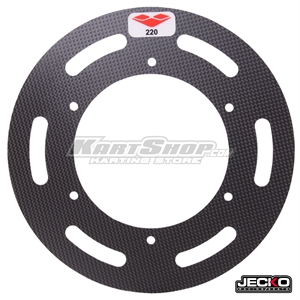 Sprocket Protector, One piece, D220 mm, Carbon