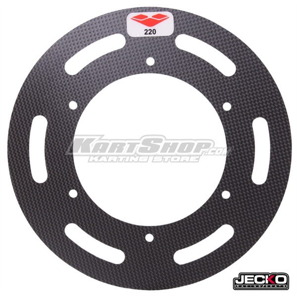 Sprocket Protector, One piece, D220 mm, Carbon
