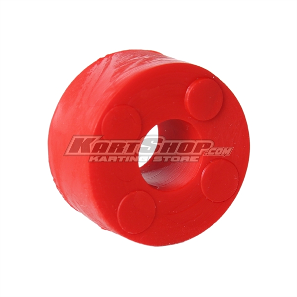 Rubber washer Ø27 Ø10 H14, red