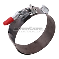 Safety belt for tire popping