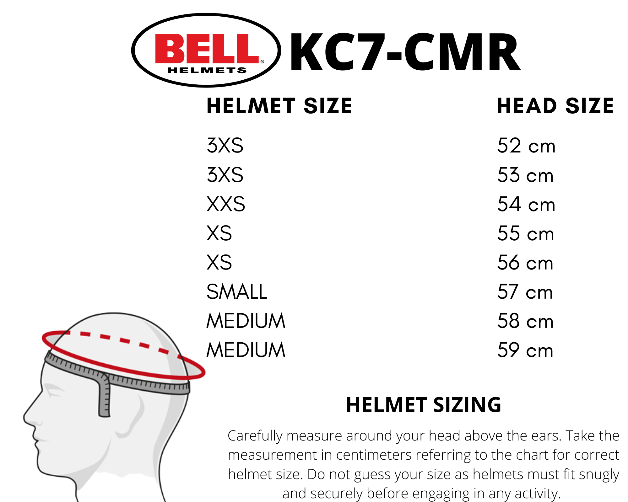 Casque Karting BELL KC-7 modèle Omega – MakDesign