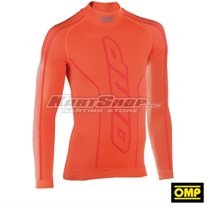 Undersuit, Orange Long sleeve, Size XL - XXL