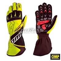 OMP KS-2R MY2022 Gloves, Black / Yellow