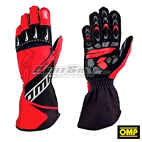 OMP KS-2R MY2022 Gloves, Red / Black