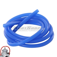 Silicone pipe for for overflow, blue, 1 Meter