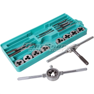 Tap and Die set, M3 - M12, 20 pcs