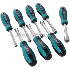 Hex Allen Socket Nut Screwdriver, Set 7 - 14 mm